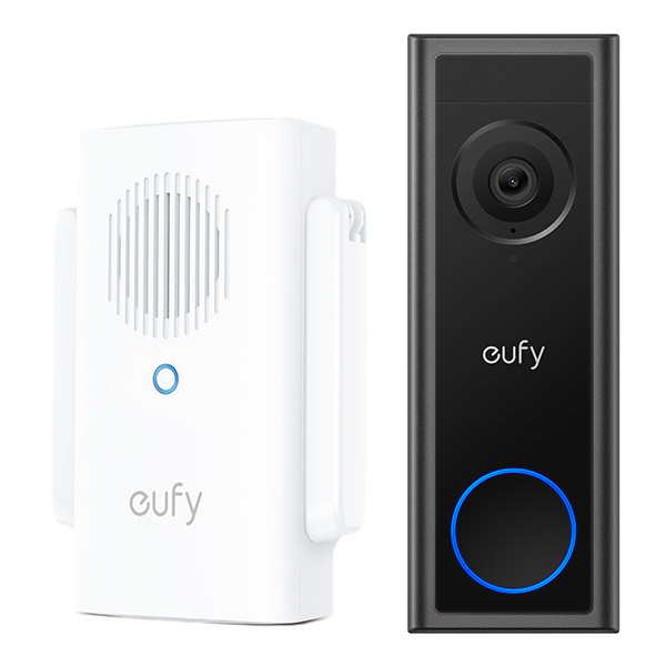 Eufy Video Deurbel C30 | Baterij | 2K | Incl. SD kaart en gong | Zwart LEU00074 - 1