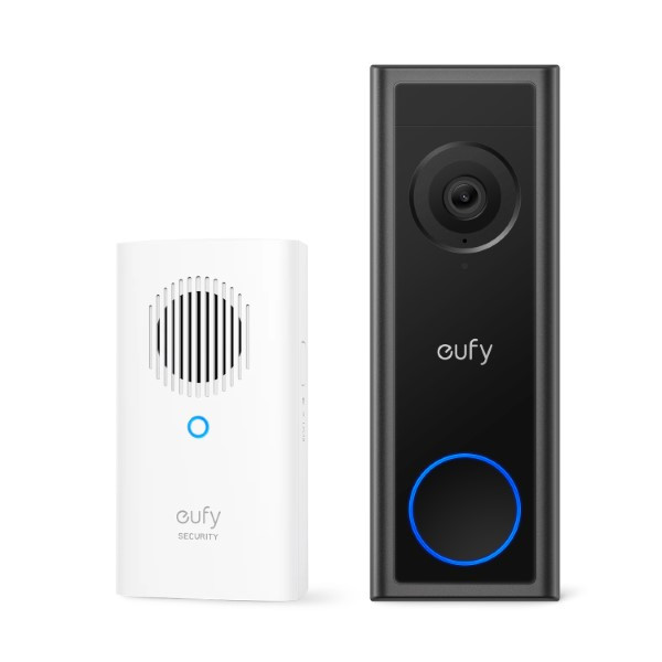 Eufy Video Deurbel C30 | Batterij | 2K | Incl. gong | Zwart LEU00126 - 1