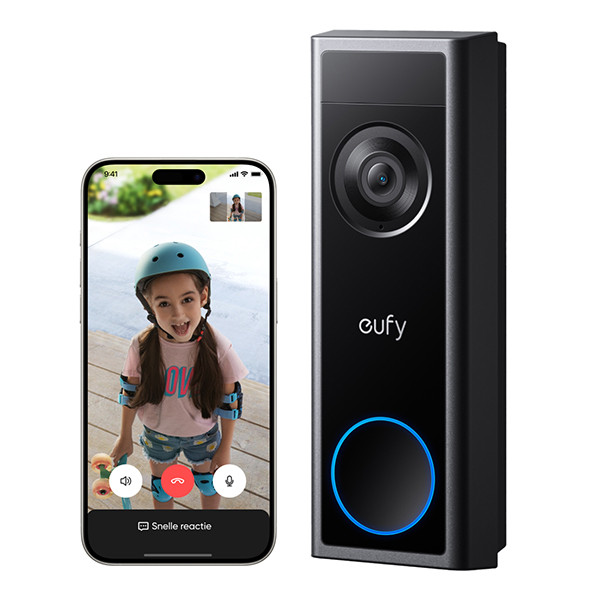 Eufy Video Deurbel C31 | Batterij/Bedraad | 2K | Zwart LEU00124 - 2