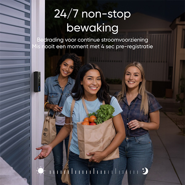 Eufy Video Deurbel C31 | Batterij/Bedraad | 2K | Zwart LEU00124 - 6