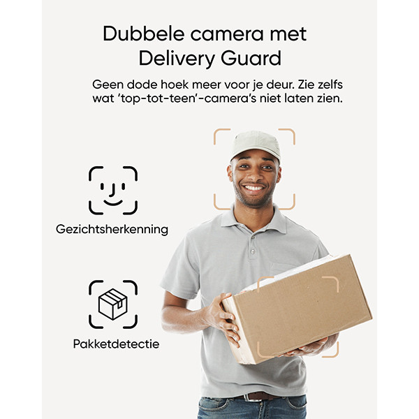 Eufy Video Deurbel E340 | Batterij | 2K | Incl. Gong | Zwart LEU00002 - 3