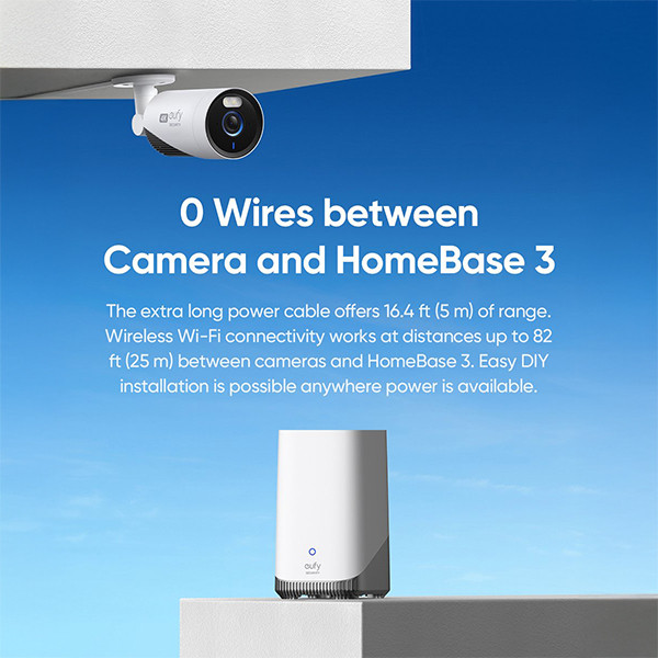 Eufycam E330 Duo Pack + HomeBase 3 | 4K | Wit  LEU00041 - 5