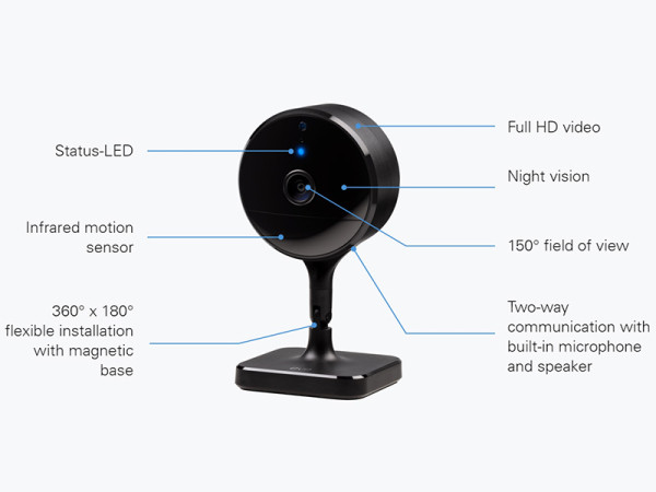 Eve Cam slimme camera voor binnen voor Apple HomeKit  LEV00022 - 2