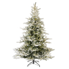 Kunstkerstboom 1.80 meter | Grandis Fir | Besneeuwd | 400 lampjes | 1564 tips | PVC/PE | Everlands LLU00550 - 1