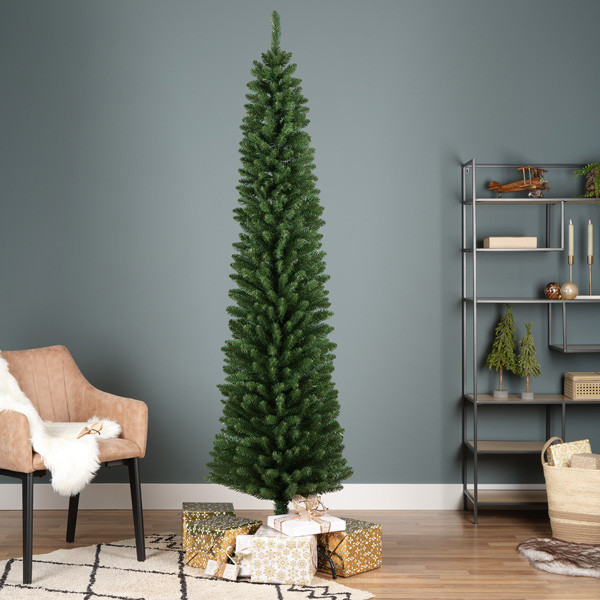 Kunstkerstboom 2.10 meter | Pencil Pine | 574 tips | PVC/PE | Everlands LLU00544 - 3