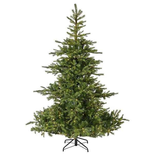 Kunstkerstboom 2.40 meter | Grandis Fir | 700 lampjes | 2935 tips | PVC/PE | Everlands LLU00549 - 1