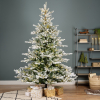 Kunstkerstboom 2.40 meter | Grandis Fir | Besneeuwd | 700 lampjes | 2935 tips | PVC/PE | Everlands LLU00552 - 5