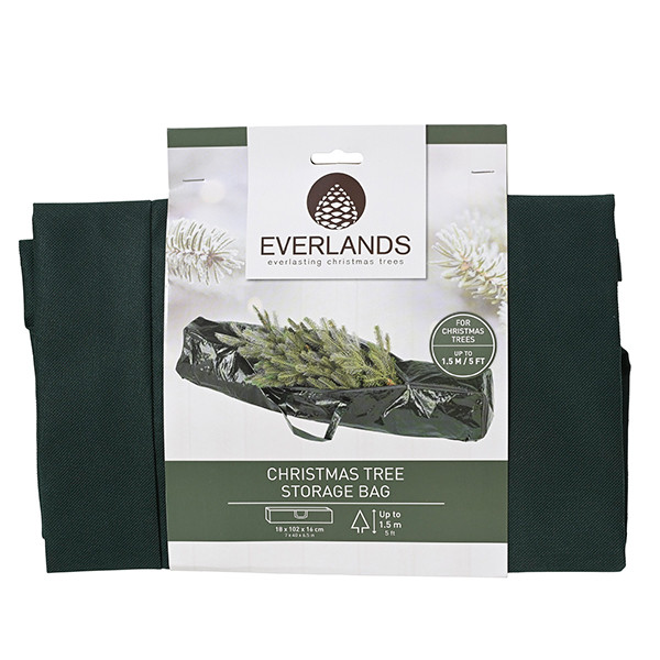 Opbergzak | Donker groen | Voor bomen tot 150 cm | Everlands LLU00527 - 1