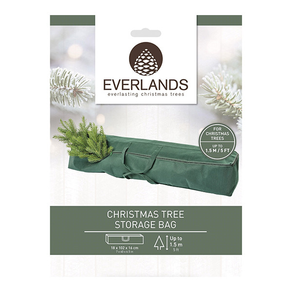 Opbergzak | Donker groen | Voor bomen tot 150 cm | Everlands LLU00527 - 3