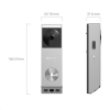 Ezviz EP3X Pro Dual Videodeurbel | Batterijvoeding incl. Zonnepaneel | 2K en 1080p | IP65 | Zwart  LEZ00029 - 2