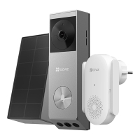 Ezviz EP3X Pro Videodeurbel + Chime | Batterijvoeding incl. Zonnepaneel | 2K en 1440p | IP65 | Grijs LEZ00036