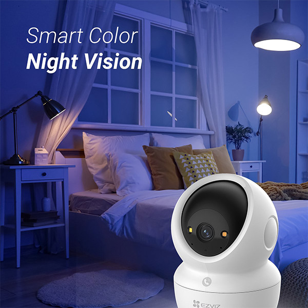 Ezviz H6C Pro G1 5MP Camera | Full HD 1620p | 340° | Wit LEZ00037 - 8