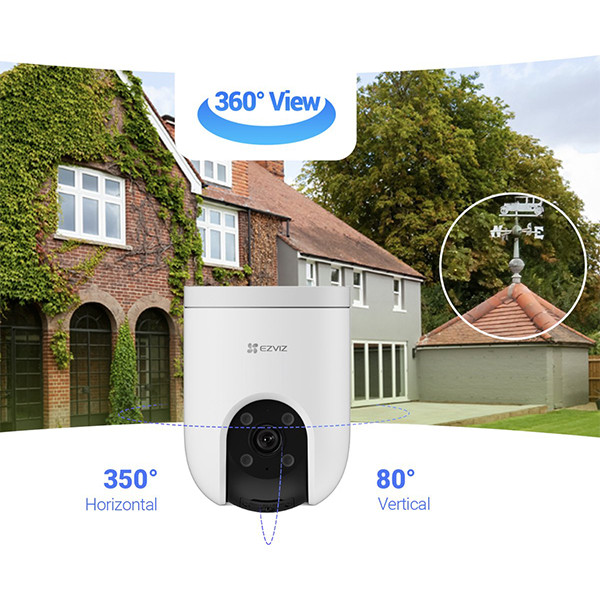 Ezviz H8C POE Outdoor Camera | Full HD 1080p | 104° | Wit LEZ00042 - 2