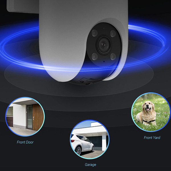 Ezviz H8C POE Outdoor Camera | Full HD 1080p | 104° | Wit LEZ00042 - 4