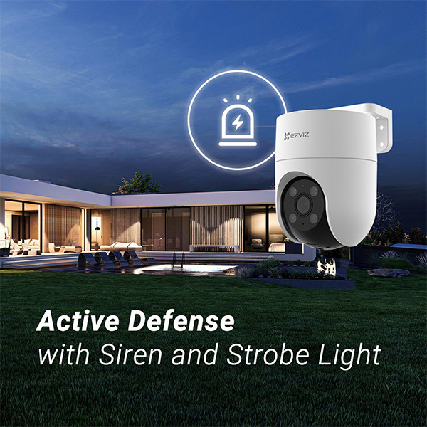 Ezviz H8C SE Outdoor Camera | Full HD 1080p | 104° | Wit LEZ00041 - 4