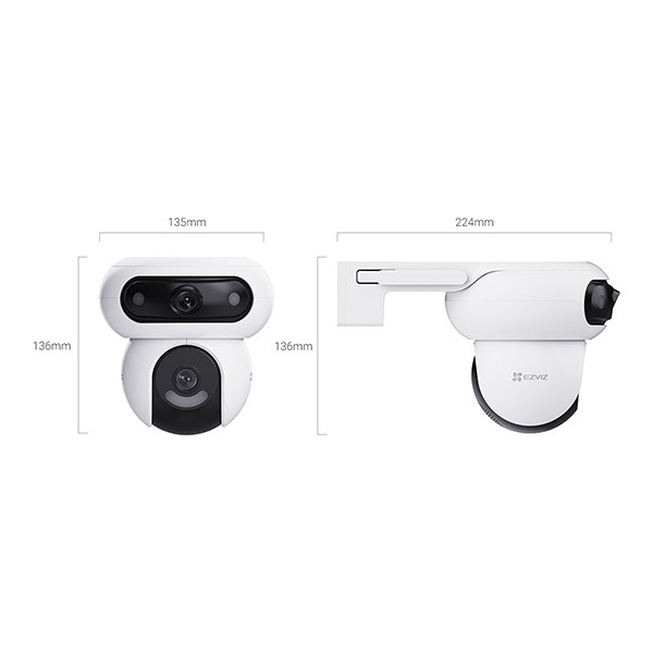 Ezviz H90 Outdoor Camera | Full HD 1440p | 360° | Wit LEZ00044 - 2