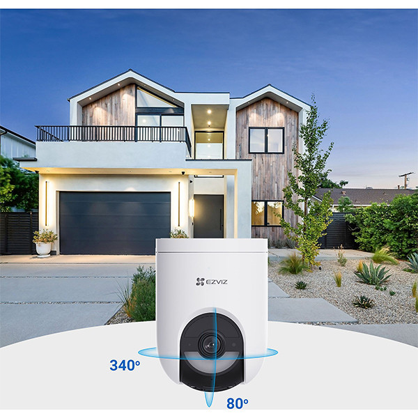 Ezviz HB8 Lite Outdoor Kit | Battery Camera incl. Solar Panel | 2K | Wit LEZ00047 - 3