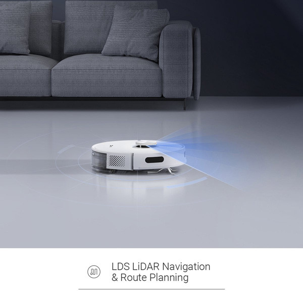 Ezviz RE4 Plus Robotstofzuiger met stofstation | LiDAR Navigatie | Wi-Fi | Wit  LEZ00035 - 8