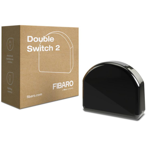 FIBARO Double Switch 2 | Z-Wave Plus | Max. 2x 1500W  LFI00006 - 1