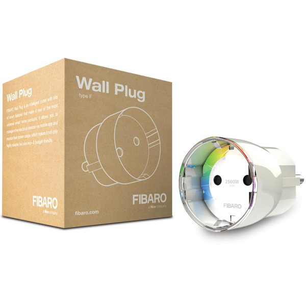 FIBARO Wall Plug V2 | Z-Wave Plus | Max. 2500W | Wit (NL)  LFI00039 - 1