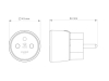 FIBARO Wall Plug V2 | Z-Wave Plus | Max. 2500W | Wit (NL)  LFI00039 - 2