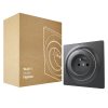 FIBARO Walli Outlet | Type E | Stopcontact | Max. 3680W | Antraciet (FR/BE)