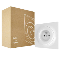 FIBARO Walli Outlet | Type E | Stopcontact | Max. 3680W | Wit (FR/BE)  LFI00068