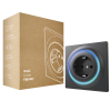 FIBARO Walli Outlet | Type F | Z-Wave Plus | Max. 3680W | Antraciet (NL)  LFI00093