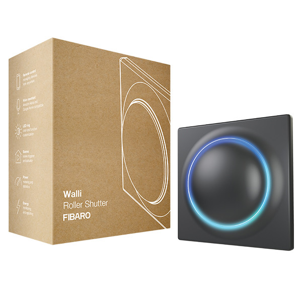 FIBARO Walli Roller Shutter | Z-Wave Plus | Max. 2200W | Antraciet  LFI00094 - 1