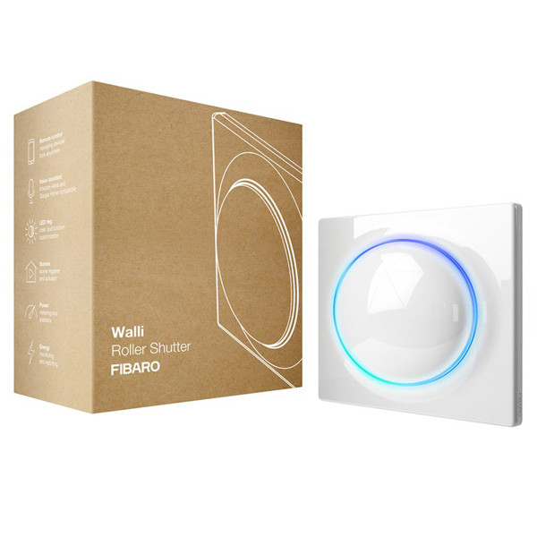 FIBARO Walli Roller Shutter | Z-Wave Plus | Max. 2200W | Wit  LFI00047 - 1