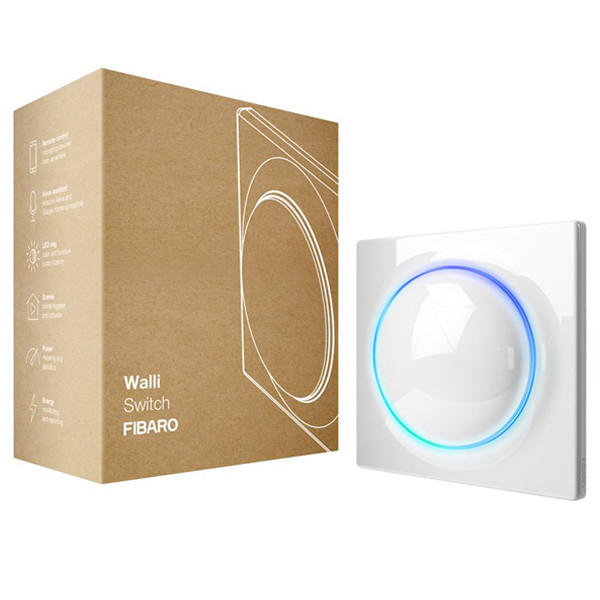 FIBARO Walli Switch | Z-Wave Plus | Max. 3500W | Wit  LFI00046 - 1