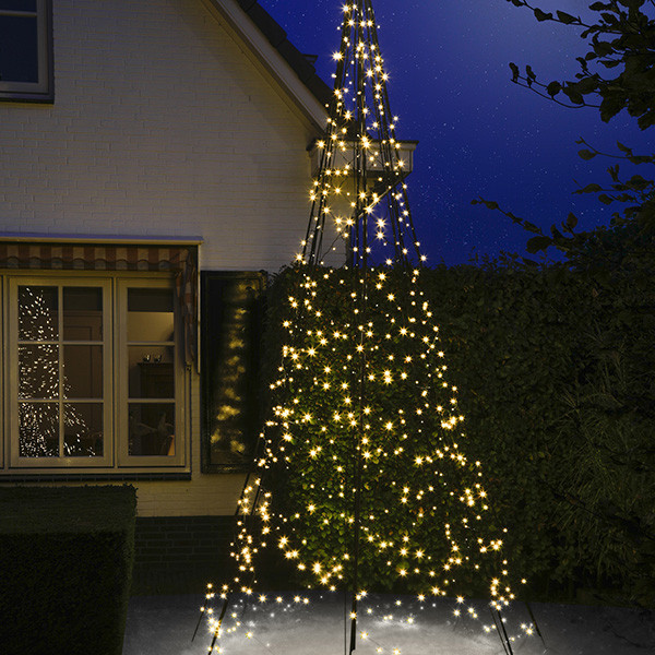 Fairybell kerstboom | 4 meter | 640 leds | Warm wit met twinkle  LFA00019 - 1