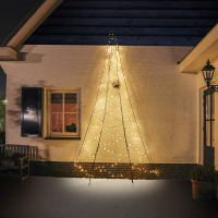 Fairybell muurkerstboom | 4 meter | 240 leds | Warm wit  LFA00035