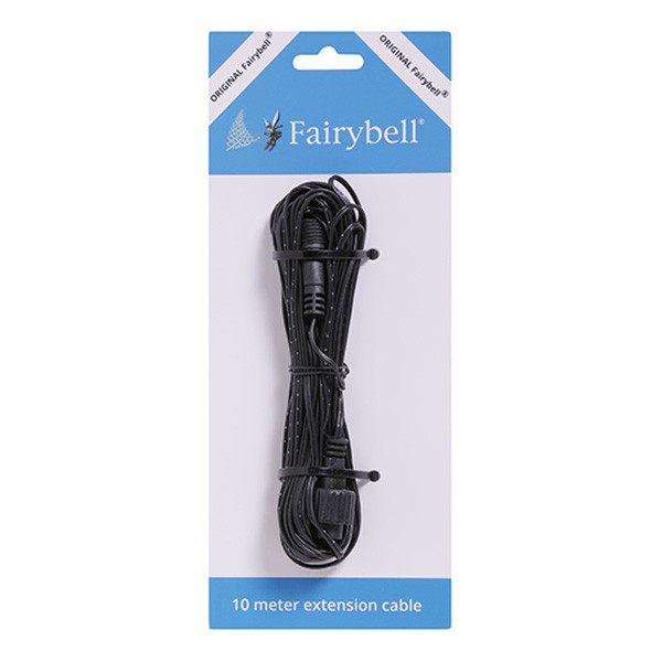 Fairybell verlengkabel | 10 meter | 31V | Zwart  LFA00045 - 1
