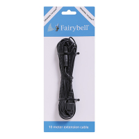 Fairybell verlengkabel | 10 meter | 31V | Zwart  LFA00045