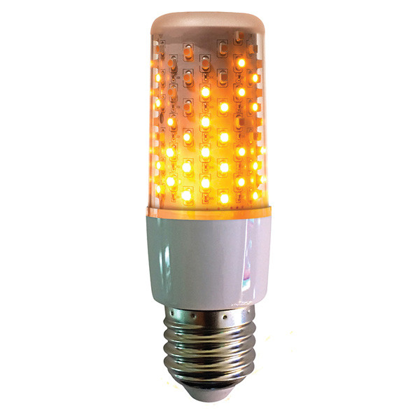 Firelamp Original E27 led lamp met vlammeneffect 3W (transparant) 123led.nl