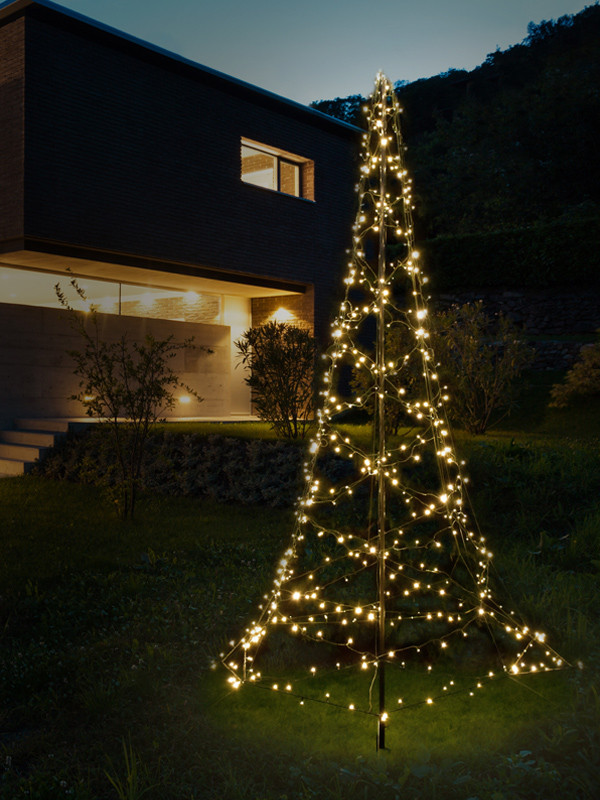 Luxxtree vlaggenmast verlichting 3 meter hoog | Warm Wit | 480 lampjes LFL00001 - 2
