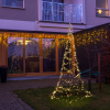 Luxxtree vlaggenmast verlichting 3 meter hoog | Warm Wit | 480 lampjes LFL00001 - 3