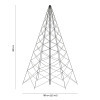 FlinQ Slimme kerstboom RGBW | 3 meter | WiFi | 1200 leds LFL00033 - 10