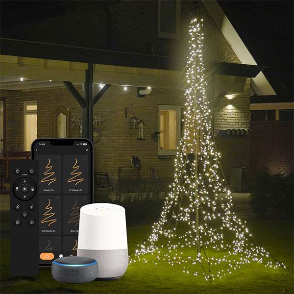 FlinQ Slimme kerstboom RGBW | 3 meter | WiFi | 1200 leds LFL00033 - 1