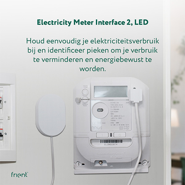 Frient Elektriciteitsmeter Interface EMI2 | Zigbee 3.0 | Batterij Gevoed | Wit  LFR00002 - 3