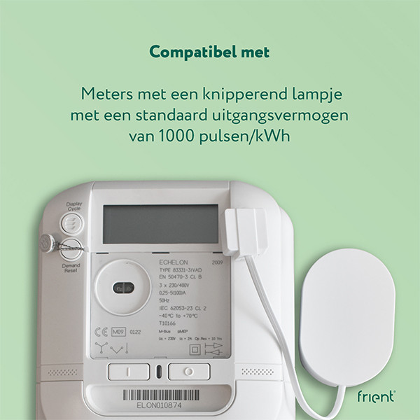 Frient Elektriciteitsmeter Interface EMI2 | Zigbee 3.0 | Batterij Gevoed | Wit  LFR00002 - 4