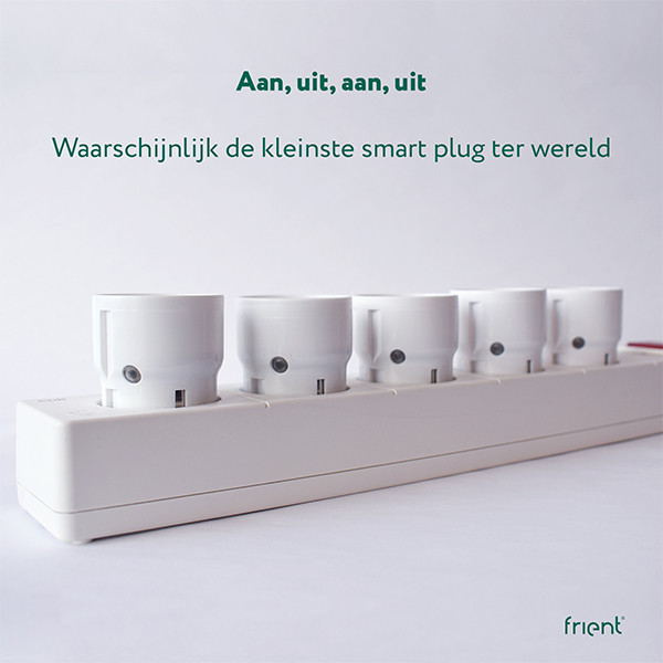 Frient Smart Plug Mini | Energiemeter | Zigbee 1.2 | Wit (BE/FR) LFR00016 - 2