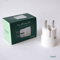 Frient Smart Plug Mini 2 | Energiemeter | Zigbee 3.0 | Wit (BE/FR)