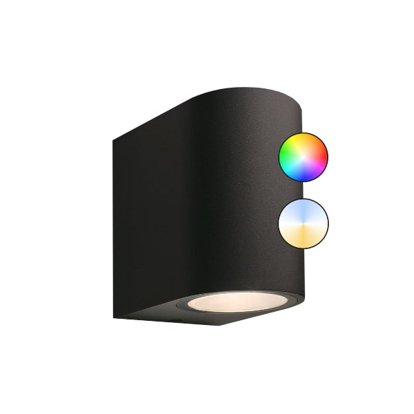 Garden Lights Gilvus Plus | Smart Wandlamp | Zwart | 12V | RGB + Instelbaar wit | 5W  LGL00044 - 1