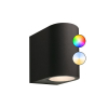 Garden Lights Gilvus Plus | Smart Wandlamp | Zwart | 12V | RGB + Instelbaar wit | 5W  LGL00044