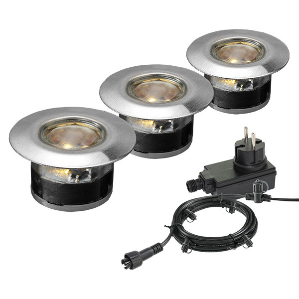 Garden Lights Grondspot 12V | Acis | 3000K | Zilvergrijs | 0.2W  LGL00068 - 1