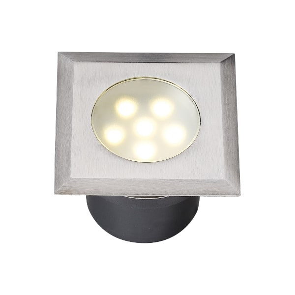 Garden Lights Grondspot 12V | Leda | Warm wit | Zilvergrijs | 1W  LGL00032 - 1