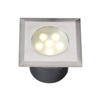 Garden Lights Grondspot 12V | Leda | Warm wit | Zilvergrijs | 1W  LGL00032