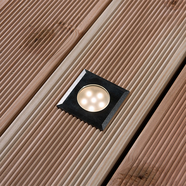 Garden Lights Grondspot 12V | Leda | Warm wit | Zilvergrijs | 1W  LGL00032 - 2